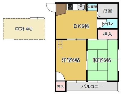 シティベール浦田202号室-間取り