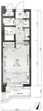 ライオンズマンション南福岡中央 - 所在階***階の間取り図 3311