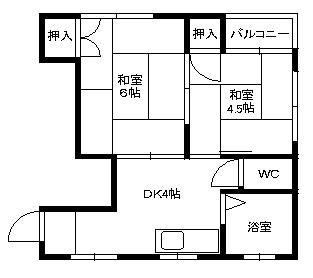 アイランドビル402号室-間取り