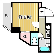 ライベストコート南福岡405号室-間取り