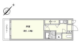 アルカディア山王107号室-間取り