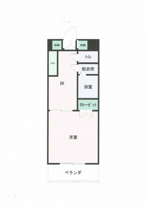 山王パルサーマンション703号室-間取り