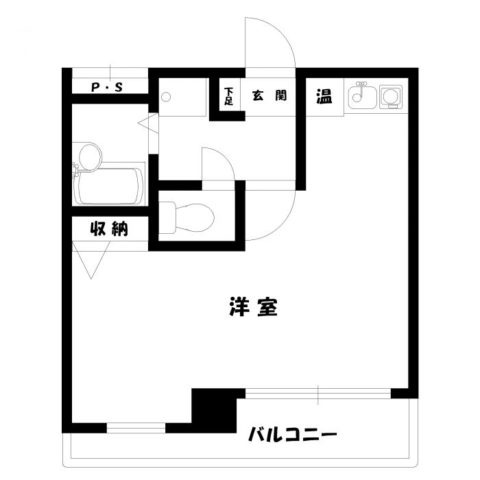 パンルネックス・クリスタル空港302号室-間取り