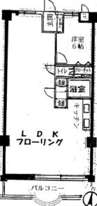 スワンマンション空港南 - 所在階 の間取り図