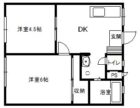 志岐ハイツ - 所在階 の間取り図