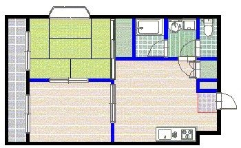 パレシャルム薬院607号室-間取り