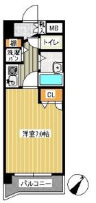 ライオンズマンション平尾第2 - 所在階***階の間取り図 3370