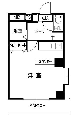 ベルコモンズ平尾II301号室-間取り