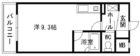 リバティ西公園 - 所在階 の間取り図