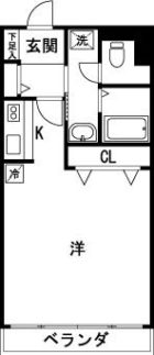 松田ビル - 所在階 の間取り図