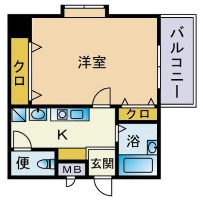 サン舞鶴405号室-間取り