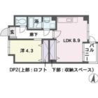 ファインポートB館 - 所在階 の間取り図