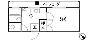 高雄ビル302号室-間取り