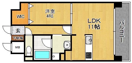 エクセルシオ平和503号室-間取り