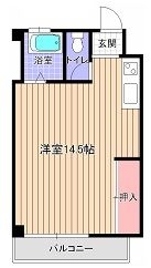 南田島ビル - 所在階***階の間取り図 3428