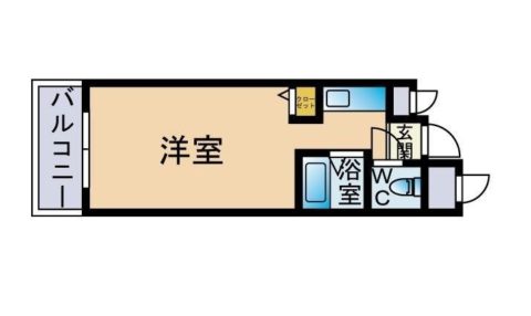 シャルム住吉302号室-間取り