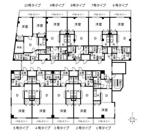 グレースガーデン306号室-間取り