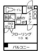 アミティエ博多南 - 所在階 の間取り図