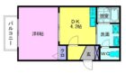 Ａレガート竹下駅前I - 所在階 の間取り図