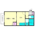 Ａレガート竹下駅前II - 所在階 の間取り図