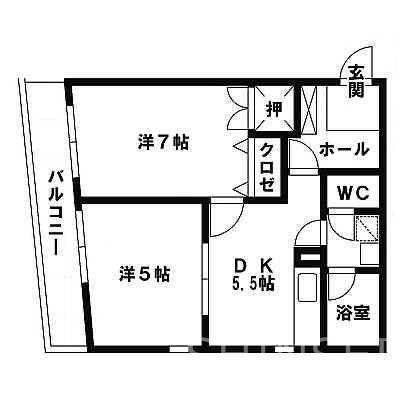 K'S HOUSE~ケイズハウス~102号室-間取り
