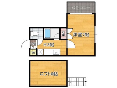 アヴァンテプラザ303号室-間取り