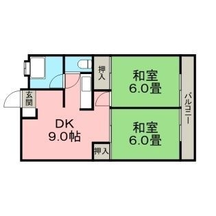 うえのビル401号室-間取り