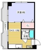 日伸ビル - 所在階 の間取り図