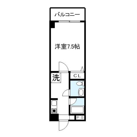 レスト楠605号室-間取り