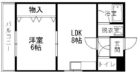 エステート笹原 - 所在階***階の間取り図 3536