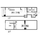 ラ・クラッセ竹下 - 所在階 の間取り図