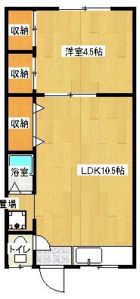 エルソール - 所在階 の間取り図