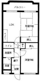 ASビル - 所在階 の間取り図