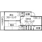 ラックビレッジ - 所在階 の間取り図