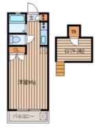 メゾン・ド・空港通り - 所在階 の間取り図