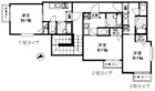 SKコート竹下 - 所在階 の間取り図