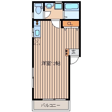 ラカーサミヤコ301号室-間取り