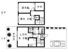 リブレア西月隈 - 所在階 の間取り図