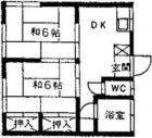 日之出荘 - 所在階 の間取り図