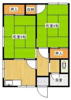 第二安武荘 - 所在階 の間取り図