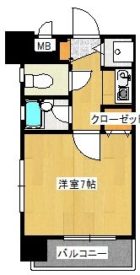 ダイナコート六本松III - 所在階 の間取り図