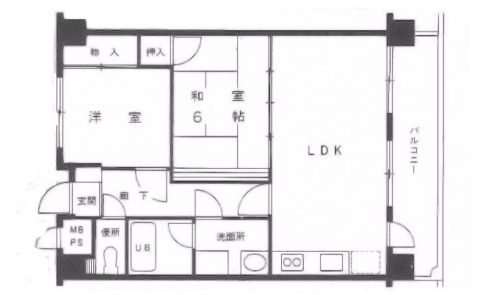 谷口ビル1002号室-間取り