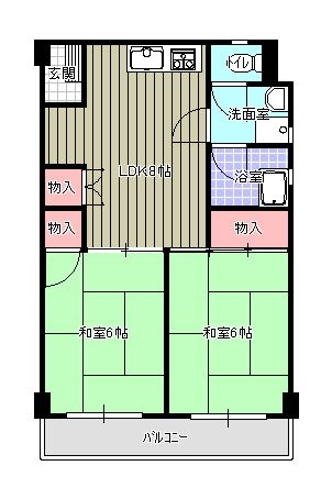 タゴモリビル403号室-間取り