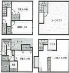 アルデ板付 - 所在階***階の間取り図 3637