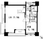 パレスト博多 - 所在階 の間取り図