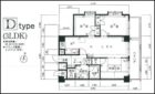 藤和サンコープ大名 - 所在階 の間取り図