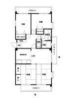 コンフォール杉本 - 所在階***階の間取り図 3659