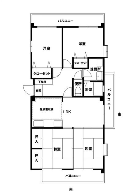 コンフォール杉本号室-間取り