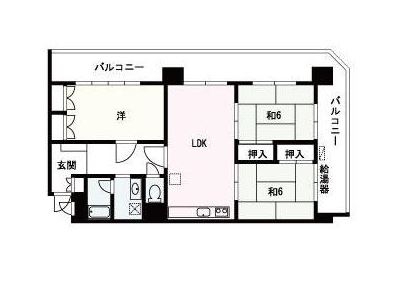 ラフォーレ舞鶴902号室-間取り