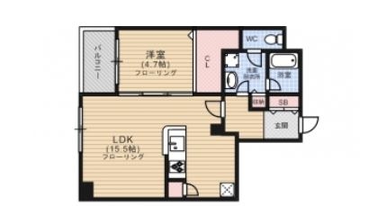 ライオンズ赤坂セントマークス1002号室-間取り